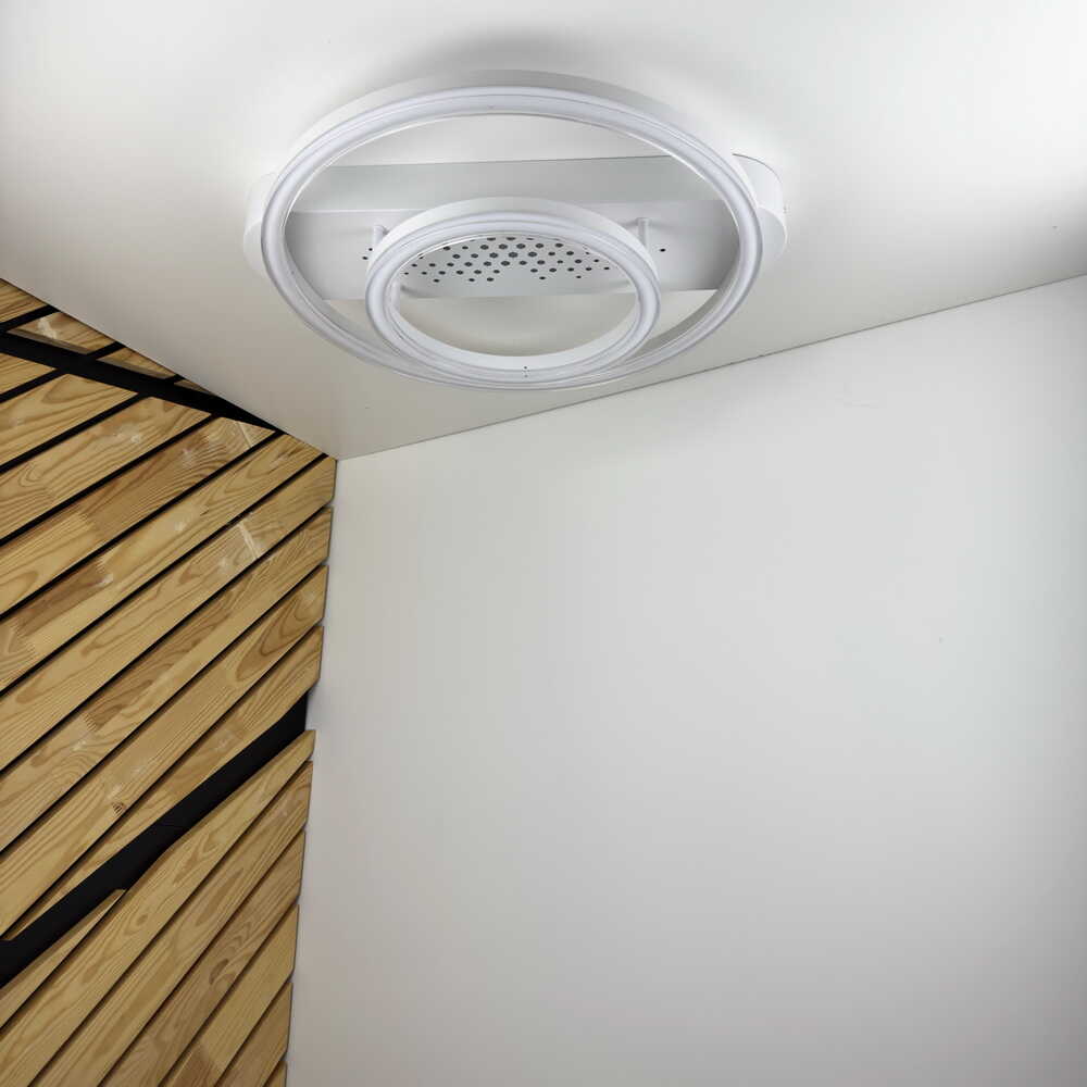 Світильник LED smart KENZO-R+пульт 85W 3000-5000K IP20 круг білий Violux ( 220655 )